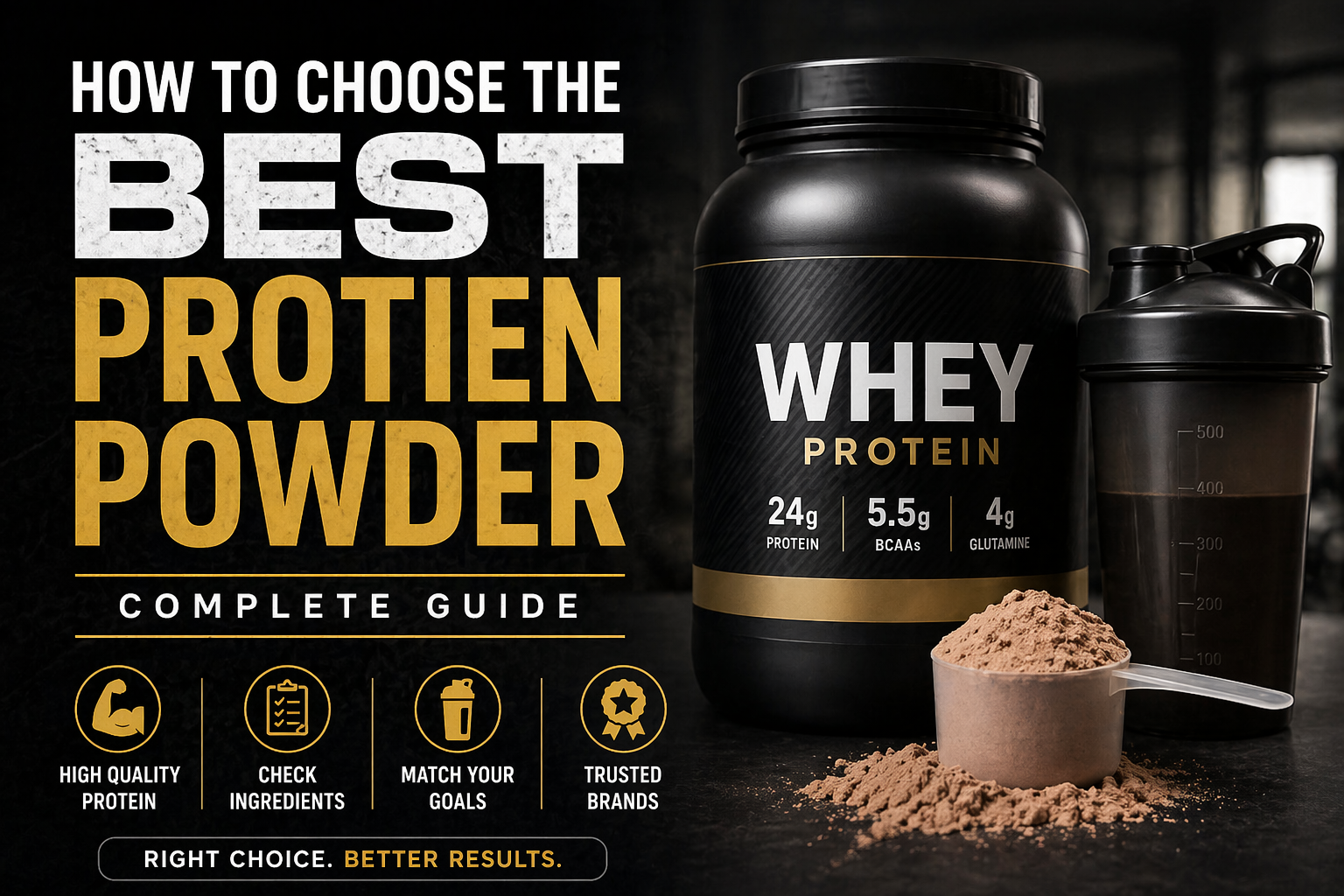 You are currently viewing  How to Choose the Best Protein Powder