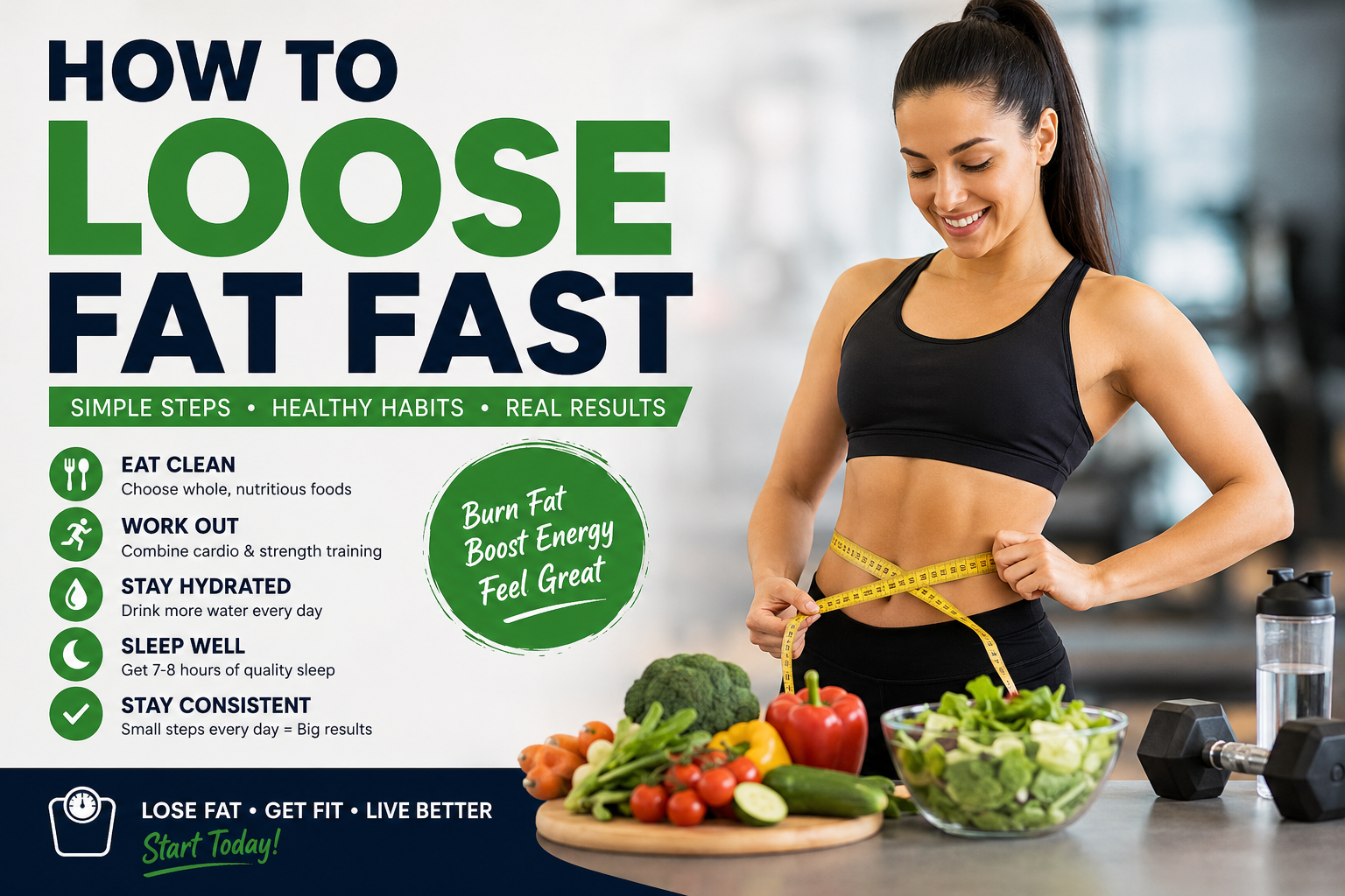 You are currently viewing How to Loose Fat Fast: Complete Beginner’s Guide